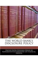 World Bank's Disclosure Policy