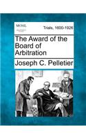 Award of the Board of Arbitration