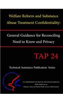 Welfare Reform and Substance Abuse Treatment Confidentiality