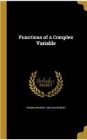 Functions of a Complex Variable