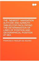 The Newest Navigation Altitude and Azimuth Tables for Facilitating the Determination of Lines of Position and Geographical Position at Sea