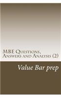MBE Questions, Answers and Analysis (2)