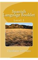 Spanish Language Booklet - Level 1
