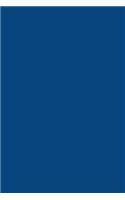 Journal Dark Cerulean Blue Color Simple Plain Blue