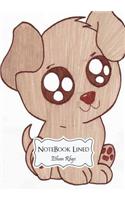 Notebook Lined: Cutie Puppy: Notebook Journal Diary, 110 Lined pages, 7" x 10"