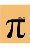 Easy As Pi: Math Homework Notebook