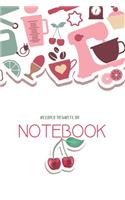 Recipes Notebook to Write in