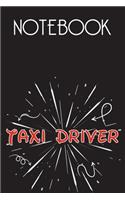 TAXI DRIVER Notebook, Simple Design