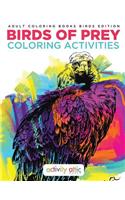 Birds Of Prey Coloring Activities - Adult Coloring Books Birds Edition