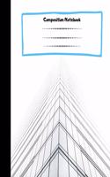 Composition Notebook: Wide Ruled Blank Lined College Notebook For Kids Teens Girls To Take Notes For School & College Classes.