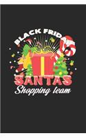 Black friday santas shopping team