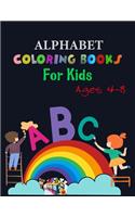 Alphabet Coloring Books For Kids Ages 4-8