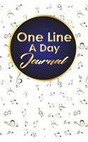 One Line A Day Journal: (One Line a Day Journal)