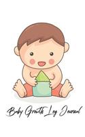 Baby Growth Log Journal: Baby Design Log Book for Baby Activity: Eat, Sleep and Poop and Record Baby Immunizations and Medication(69 Baby Health Record Journal Book)