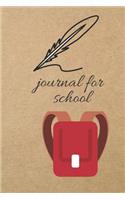 Journal for School