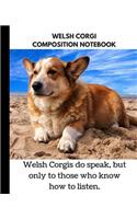 Welsh Corgi Composition Notebook