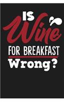 Is Wine for Breakfast Wrong?