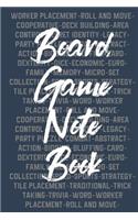 Board Game Notebook