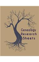 Genealogist's Research Sheets