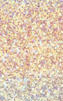 Glitter Notebook Gold Light Blue: Dot Grid Faux Glitter Book, Dotted Journal to Write in