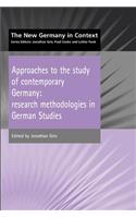 Approaches to the Study of Contemporary Germany
