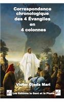 Correspondance Chronologique Des 4 Evangiles En 4 Colonnes