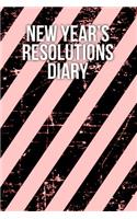 New Year's Resolutions Diary