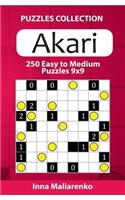 Akari - 250 Easy to Medium Puzzles 9x9