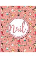 Nail Appointment Book: 6 Columns Appointment Desk Book, Appointment Scheduler, Daily Appointment Scheduler, Cute Circus Cover