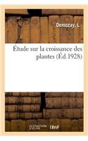 Étude Sur La Croissance Des Plantes