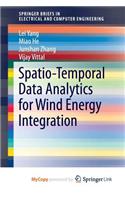 Spatio-Temporal Data Analytics for Wind Energy Integration