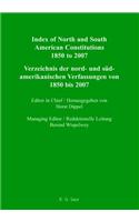 Index of North and South American Constitutions 1850 to 2007: N.A.