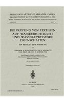 Die Prüfung Von Textilien Auf Wasserdichtigkeit Und Wasserabweisende Eigenschaften