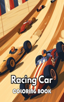 Racing Car Coloring Book