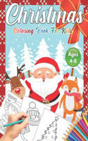 Christmas Coloring Book for Kids Ages 4-8