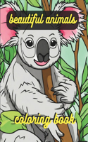 coloring book of beautiful animals
