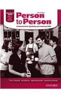 Person to Person 2, Teacher's Book