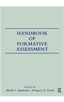 Handbook of Formative Assessment