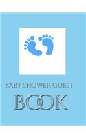 Baby Boy Shower Stylish Guest Book