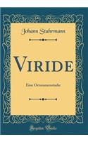 Viride: Eine Ortsnamenstudie (Classic Reprint)