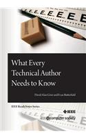 What Every Technical Author Needs to Know
