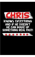 Chris Knows Everything And If He Doesn't He Can Make Up Something Real Fast