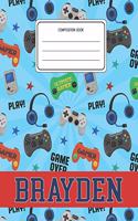 Composition Book Brayden