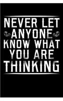 Never Let Anyone Know What You're Thinking