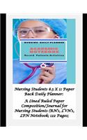 Nursing Students 8.5x11 Paper Back Daily Planner