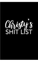 Christy's Shit List