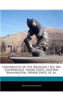 Universities of the Division I Big Sky Conference