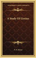 A Study of Genius