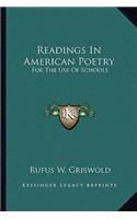 Readings in American Poetry: For the Use of Schools