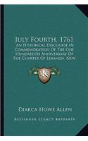 July Fourth, 1761